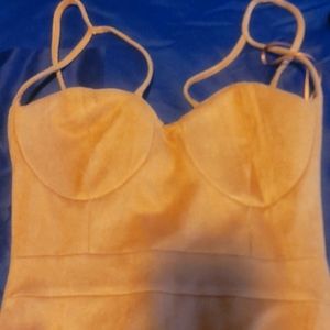 Privy dress sz med color tan